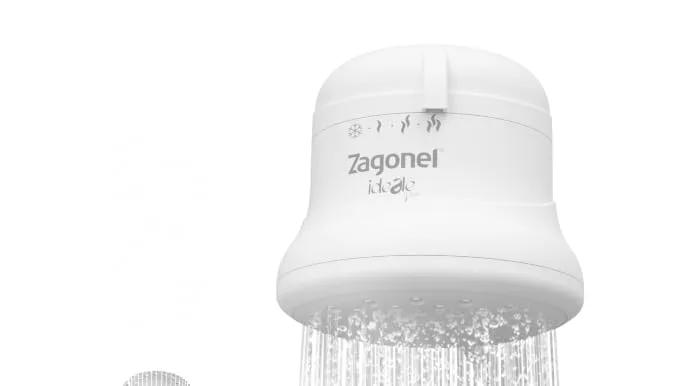 Ducha Zagonel Ideale Plus 4 Temperaturas 220V Branco