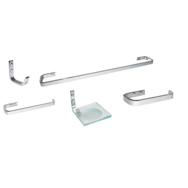 KIT BANHEIRO ZURICH 4057 5PC CROMADO