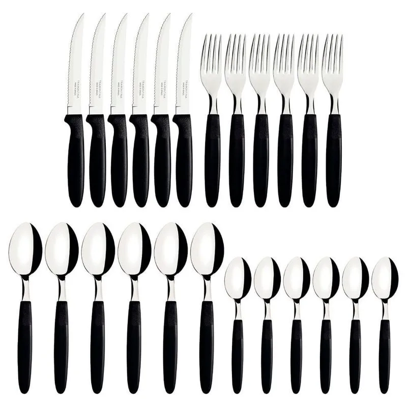 Faqueiro Ipanema Inox Preto 24pc (091)