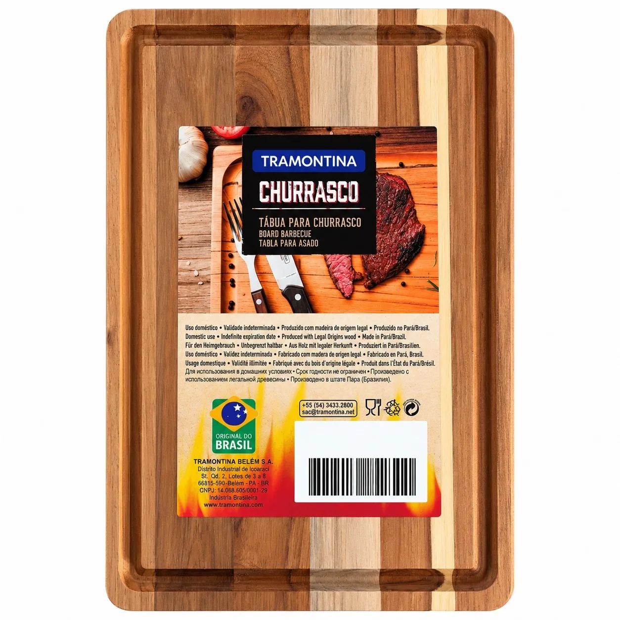 Tabua Churrasco Retang. 280x190